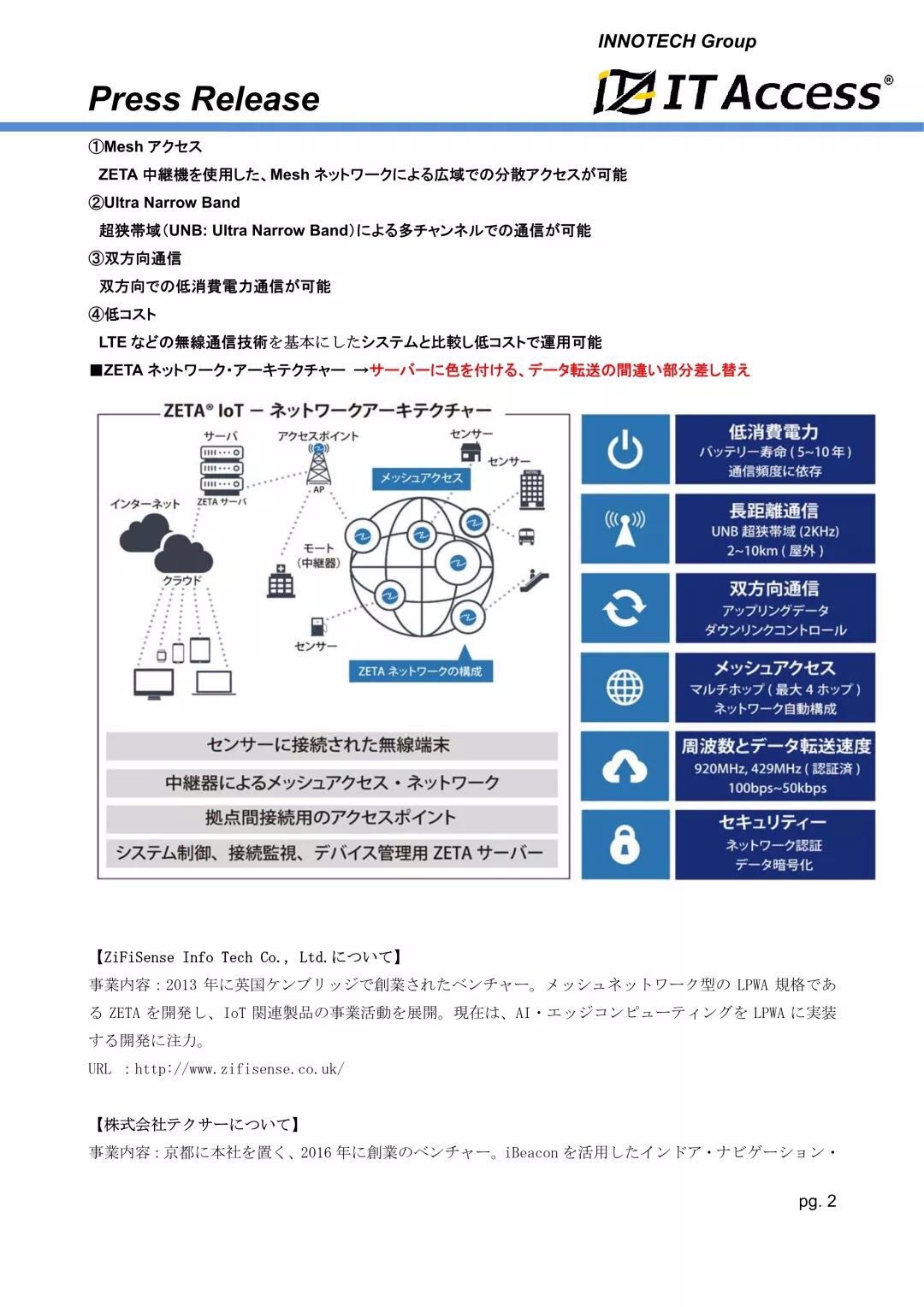 ZETA Server成功落地日本，纵行科技、TECHSOR与日本云服务商IT Access达成授权签约